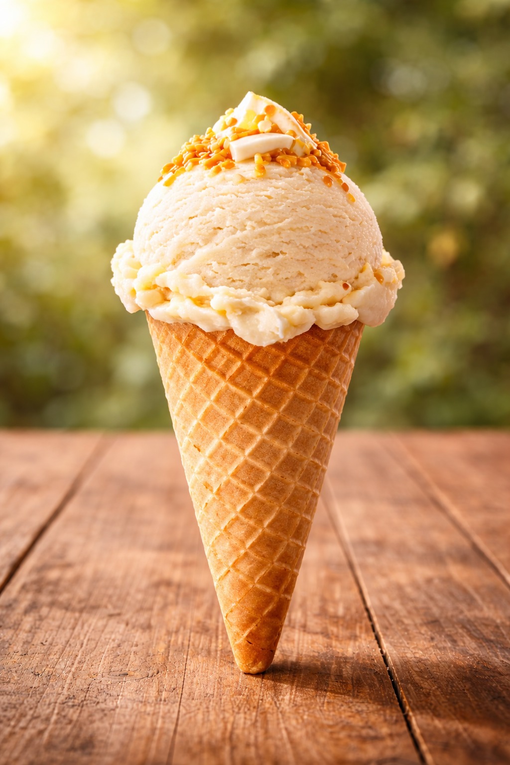 Cone Ice Cream Single Scoop